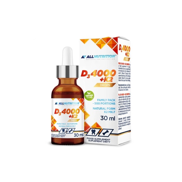 Краплі AllNutrition D3 4000 + K2 30 мл