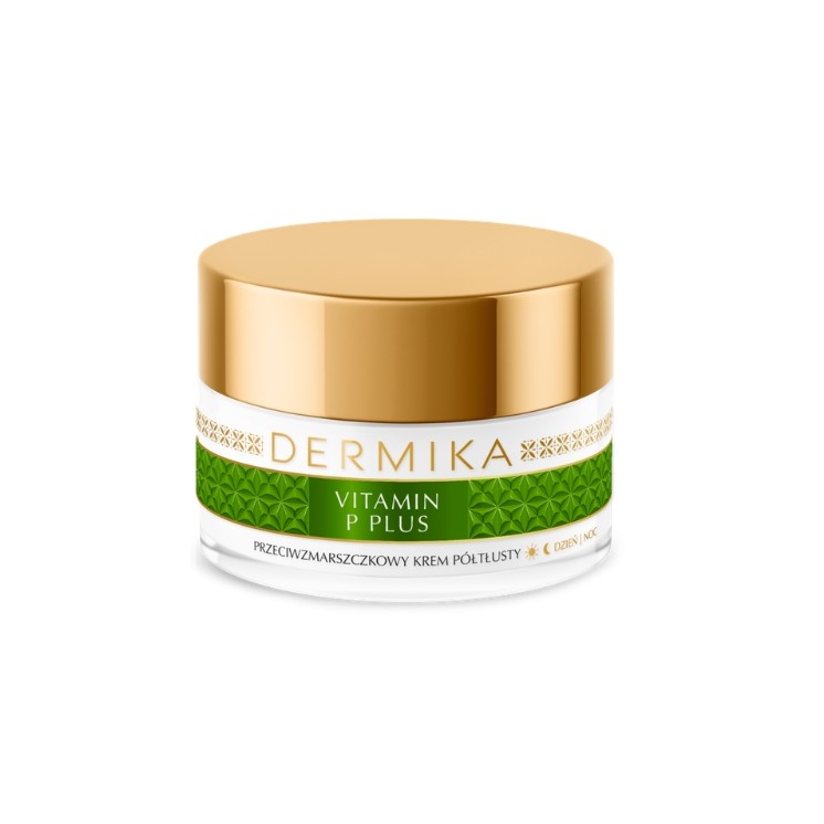 Dermika Vitamin P Plus Semi-Rich Anti-Wrinkle Cream for Capillary Skin 50 ml