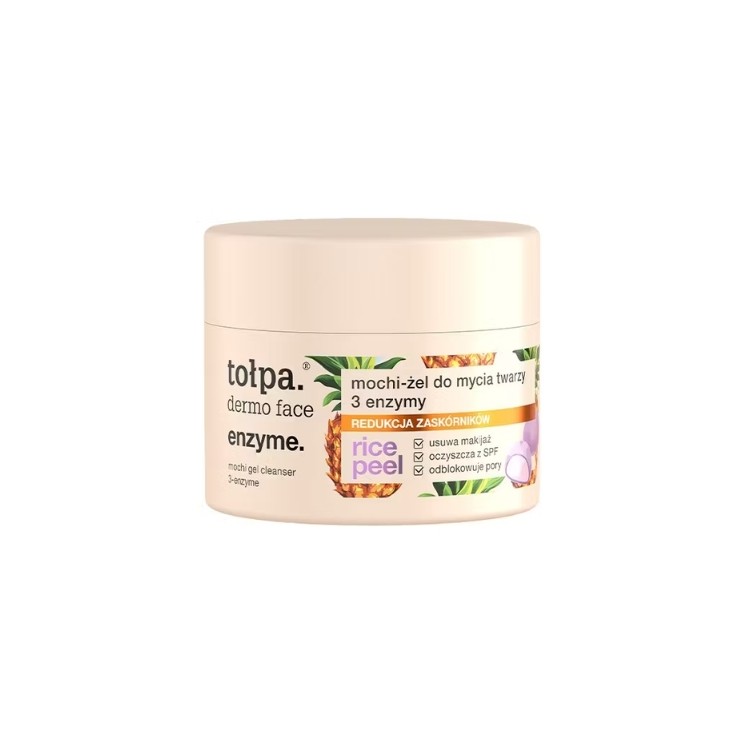 Tołpa Dermo Face Enzyme. 3-Enzyme Mochi Face Wash Gel 110 g