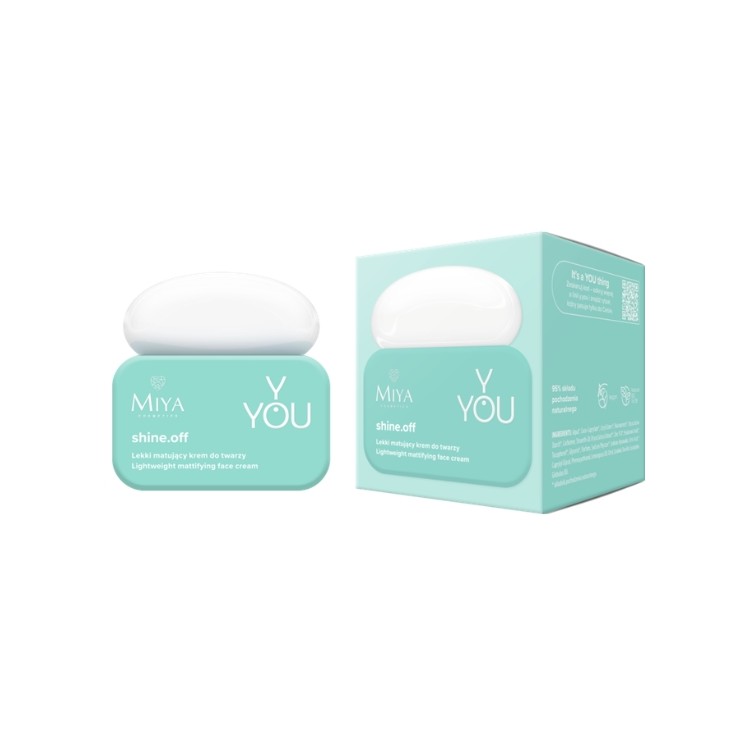 Miya Cosmetics Y.YOU shine.off matujący Krem do twarzy 50 ml