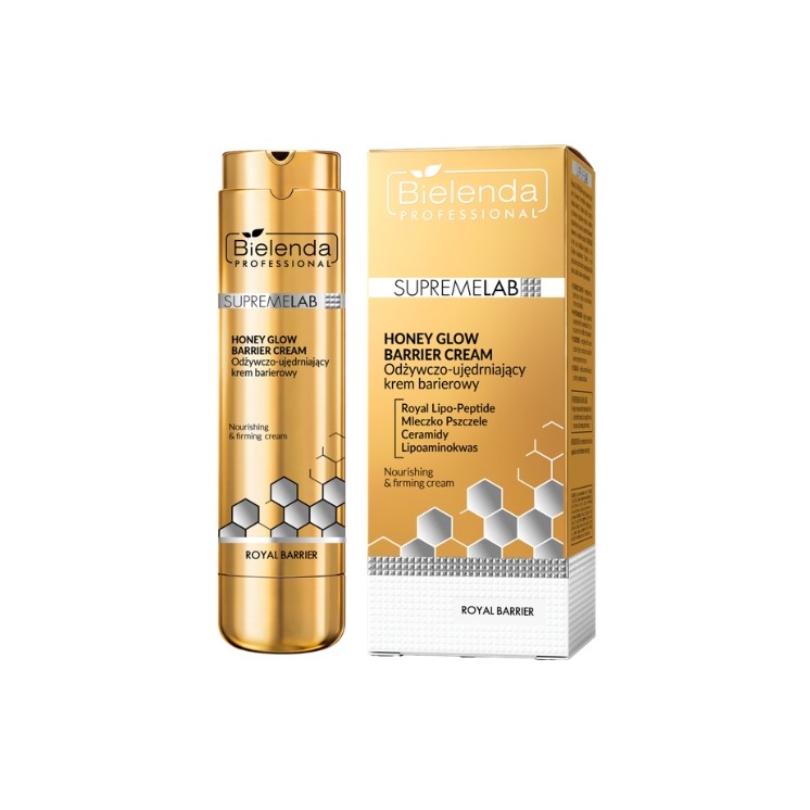 Bielenda Professional Supremelab Honey Glow Barrier Cream Поживний та зміцнюючий захисний крем 45 мл