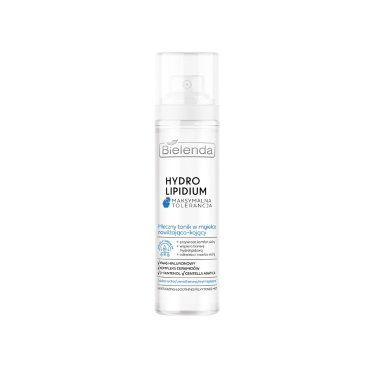 Bielenda Hydro Lipidium moisturizing and soothing milky facial toner mist 100 ml
