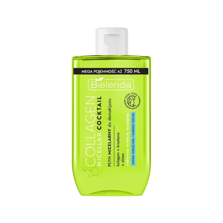 Bielenda Collagen Płyn micelarny do skóry wrażliwej i bardzo suchej 750 ml