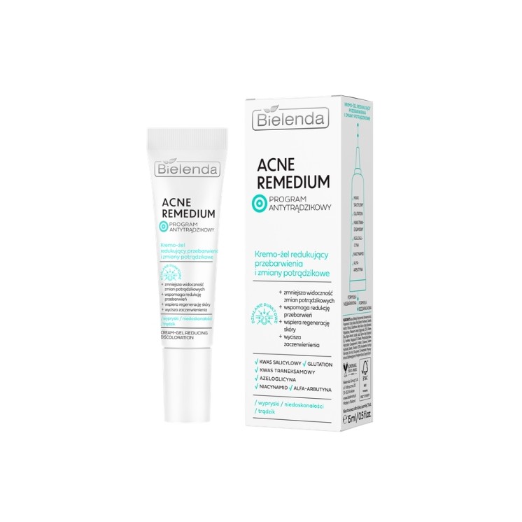 Крем-гель Bielenda Acne Spot Remedy для зменшення плям та висипань на шкірі 15 мл