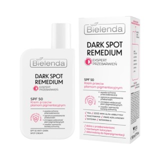 Крем для обличчя Bielenda Dark Spot Remedium проти пігментних плям SPF50 40 мл
