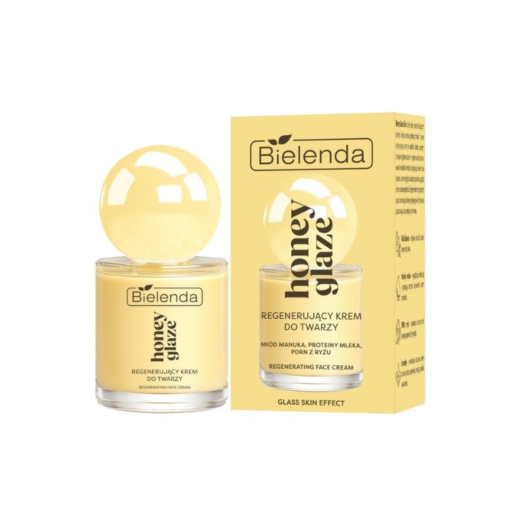 Bielenda Honey Glaze regenerujący Krem do twarzy z efektem Glass-skin 50 ml
