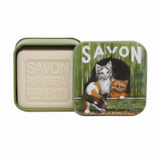 La Savonnerie de Nyons парфумоване мило в банці Коти 100 г