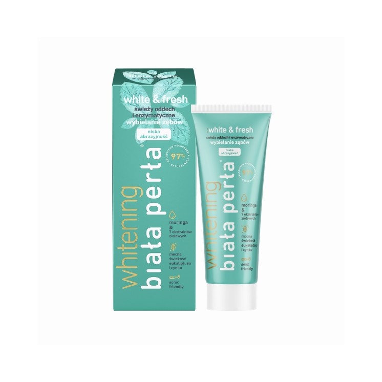 Biała Perła Whitening White & Fresh Moringa Toothpaste 75 ml