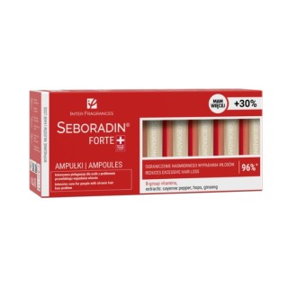 Seboradin Forte Hair ampoules for people with ego hair loss problems 18 x 5 , 5 ml