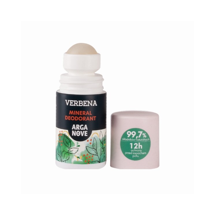 Arganove mineralny Dezodorant Roll-on ałunowy Verbena 50 ml