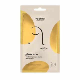Освітлююча тканинна маска Resibo Glow Star 1 шт.