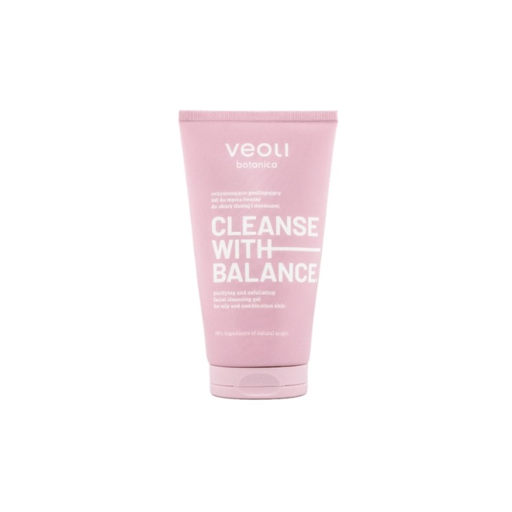 Veoli Botanica Cleanse With Balance Cleansing and Peeling Facial Wash Gel 150 ml