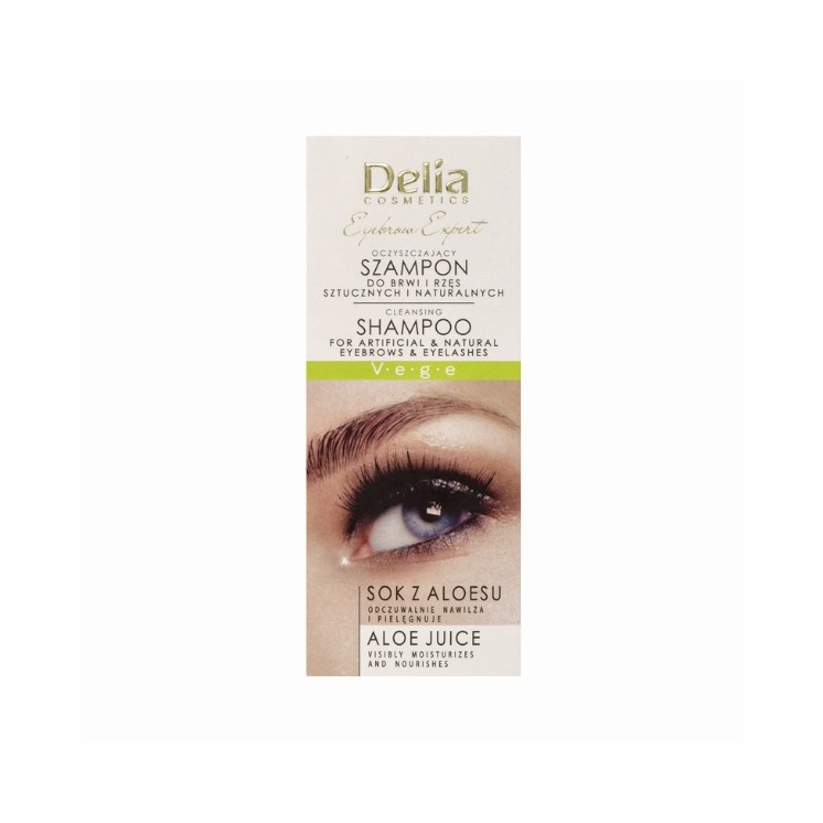 Delia Eyebrow Expert Vege Cleansing Eyebrow and Eyelash Shampoo 50 ml